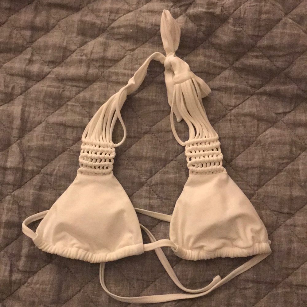 Target white triangle bikini
